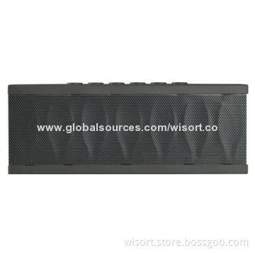 2014 Cheap Portable Bluetooth Speaker, 180Hz-20kHz Frequency Response, Sized 162.5*42.5*63mm